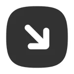 Arrow Down Right Square SVG Icon